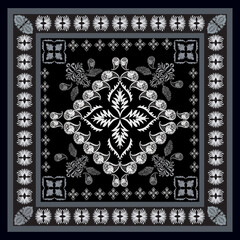 ornamental round frame