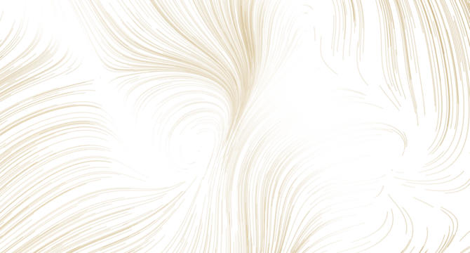 Elegant gold swirls on white background. Perfect for website banners, presentations, and more.