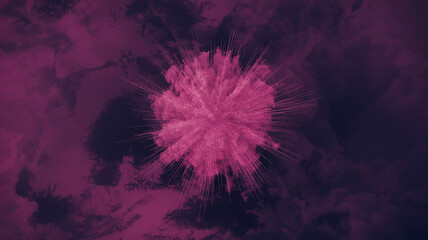 Explosion pink powder burst background abstract design element graphic resource art effect