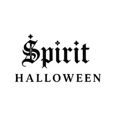 Happy Halloween vector design logo