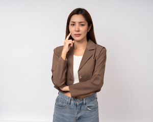 Confused Angry asian woman emotional. Asian woman annoyed mad bad furious gesture. Unhappy expressions people upset confused emotional. Stressed female. Young lady feeling depressed dramatic scene