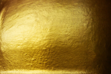 Gold abstract background or texture and gradients shadow horizontal shape