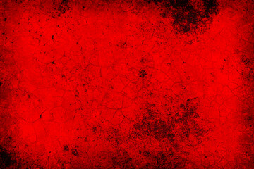 Grunge frame - red and black abstract background or texture, Blood texture for Halloween. Creative background with space for your design