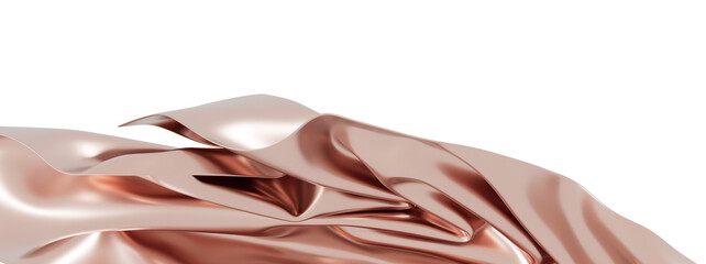 Elegant rose gold fabric texture. Perfect for beauty, fashion, and luxury branding.