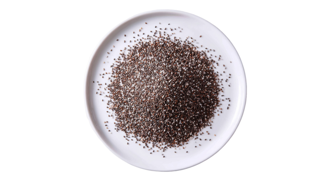 flying chia seed isolated on transparent background Remove png