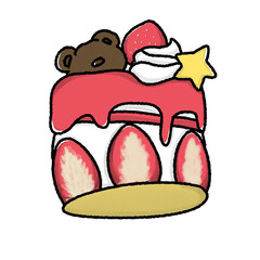 ice cream with Strawberry