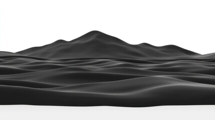 Minimalist charcoal landscape rendering with subtle tonal variations and smooth transitions