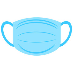 medical mask. Protection against viruses. Vector illustration