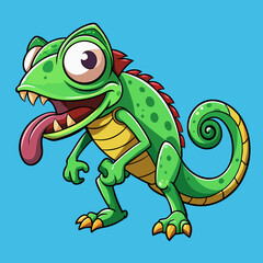 Chameleon mutant appears with head as body and only two legs