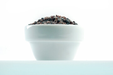 Black salt Himalayan. Kala Namak (Kala Namak) in Hindi is a type of rock salt that is black or dark...