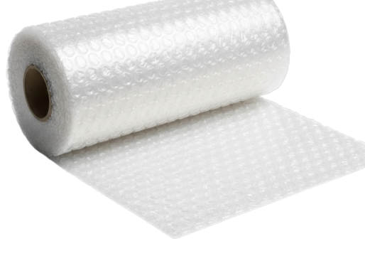 Clear plastic sheeting roll for packaging protection and industrial applications