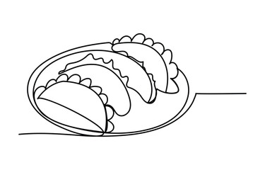 A bowl of desert for the dongzhi festival dongzhi festival one line art drawing