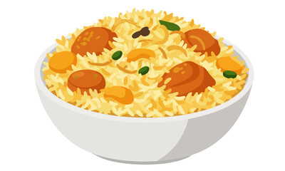 bowl of fried rice (Created Using Generative AI Tools)