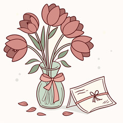 bouquet of tulips