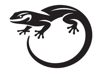 lizard logo silhouette vector, lizard silhouette vector illustration, gecko silhouette vector design, house lizard vector silhouette, gecko lizard logo silhouettes vector on white background. 