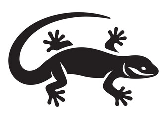 lizard logo silhouette vector, lizard silhouette vector illustration, gecko silhouette vector design, house lizard vector silhouette, gecko lizard logo silhouettes vector on white background. 