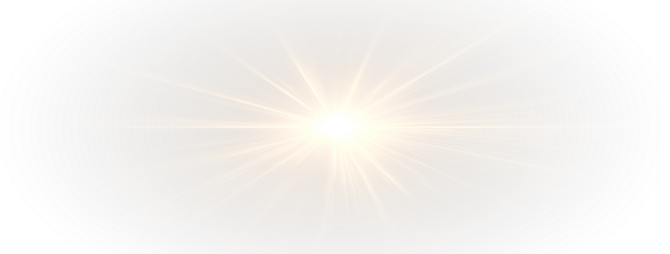 Magical summer sunburst with glowing rays, sparkling lens flare, radiant energy, vibrant sky, golden sunbeam, nature elements, and starlight shine