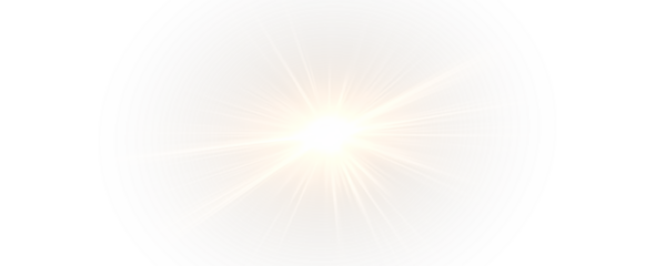 Brilliant lens burst with sparkling flare, glowing sunlight beam, radiant illumination, magical optical rays, abstract background, and warm sunrise glow