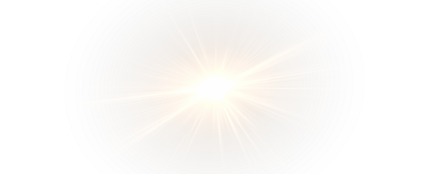 Brilliant lens burst with sparkling flare, glowing sunlight beam, radiant illumination, magical optical rays, abstract background, and warm sunrise glow