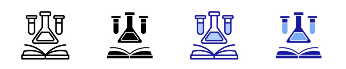 Chemistry  Icon Set Multiple Style Collection