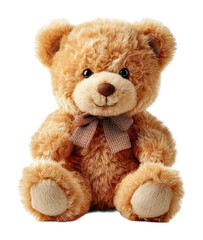 Obraz premium Adorable home plush toy cozy atmosphere cuteness isolated on transparent background