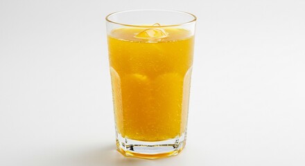 爽やか輝く黄金色のアイスティー 涼しげな光で撮影. AI Generated