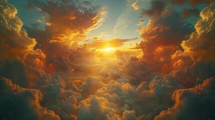 Scenic Landscape Photography of Sky Filled with Fluffy White Clouds