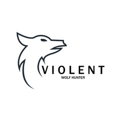 Wolf vector illustration design