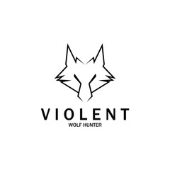 Wolf vector illustration design