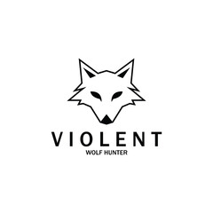 Wolf vector illustration design