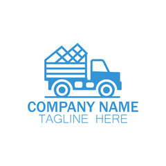 Delivery Truck Logo for Company Branding