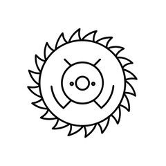 Bright yellow sun vector icon with rays simple summer illustration design