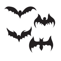happy halloween vector bat design