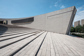 Obraz premium stairway of modern architecture