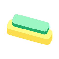 Eraser Vector Illustration