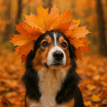 Autumn Dog