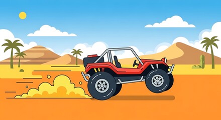 Desert dune buggy adventure.