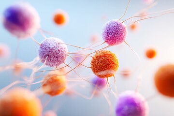 Microscopic View of Pancreatic Beta Cells' Structure and Activity
