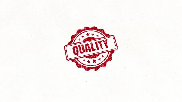Quality Circle Wooden Red Rubber Stamp Seal
