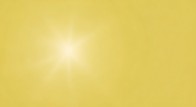 Golden gradient background with glowing light for presentations and templates