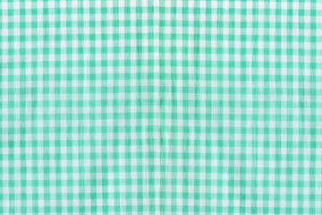 Naklejka premium Light Green Gingham Fabric Texture