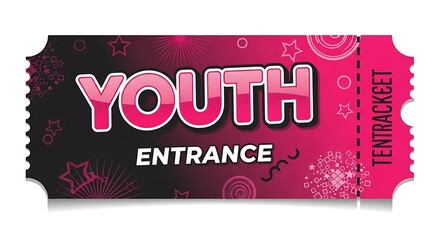 Youth Event Entrance Ticket.