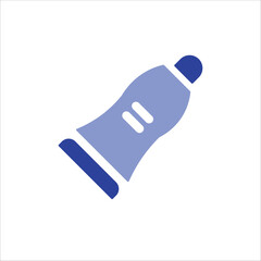 toothpaste icons. colored vector simple