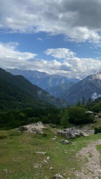 Sunset in Triglav National Park, Slovenia, Trenta, Tolmin, Slovenia