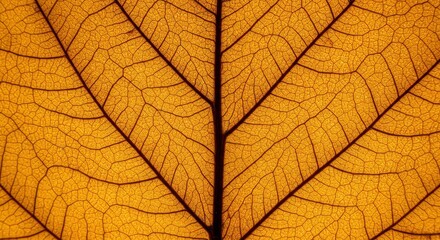Obraz premium Golden Leaf Veins