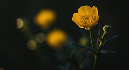 Fototapeta premium Golden Buttercup Blossom