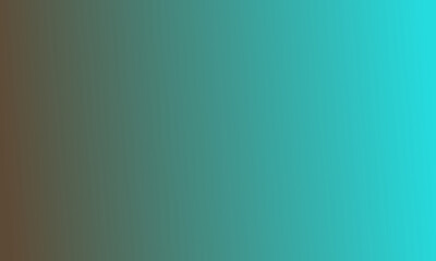 Abstract gradient background with a smooth transition from dark brown to bright cyan, perfect for digital design and modern art