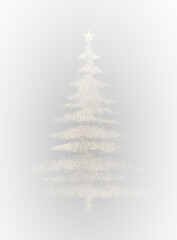 Tree christmas background black tree branch festive decoration decorative doodle drawing element eve fir forest green graphic greeting holiday design.