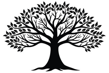 tree silhouette icon
