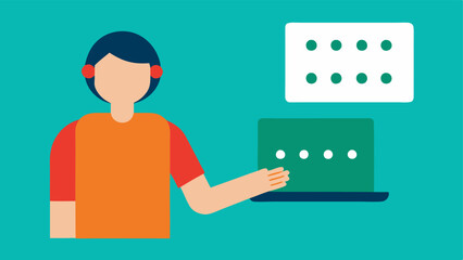 Braille NoteTaker An individual using a Braille display connected to a laptop with their fingers moving over the Braille text showing technology for the visually impaired.